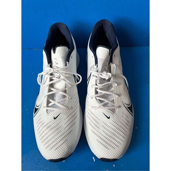Nike Vapor Edge Turf White/navy blue Football Shoes Men’s Size 15 CV6353-103 - Picture 1 of 6